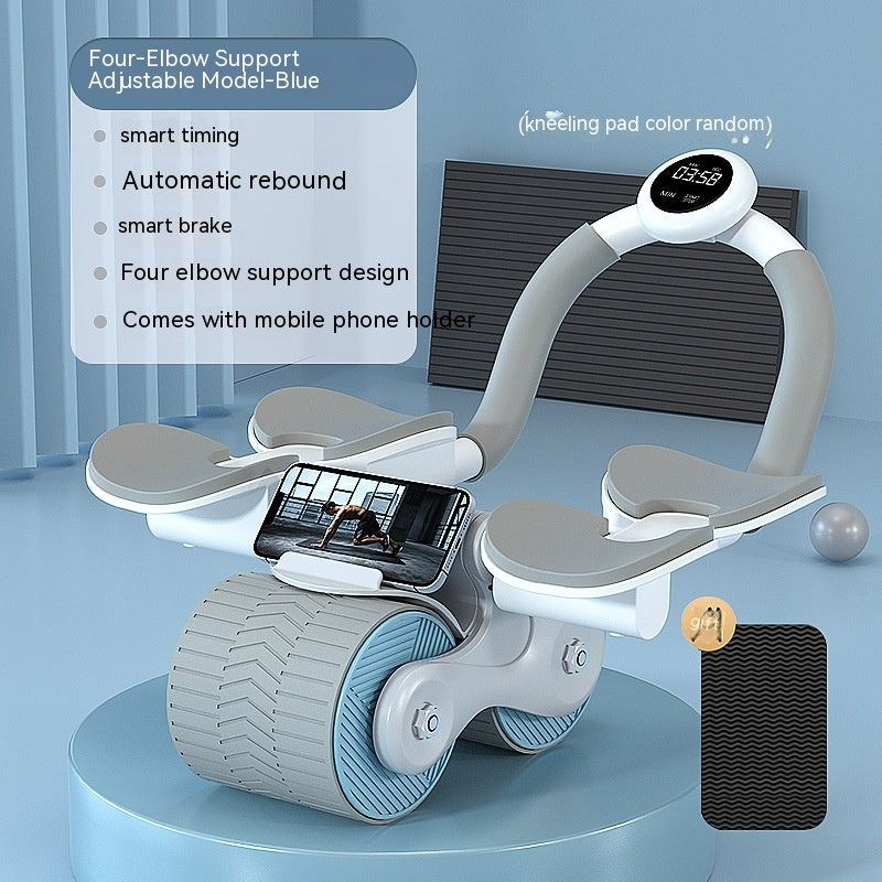 Elbow Support Automatic Abdominal Wheel