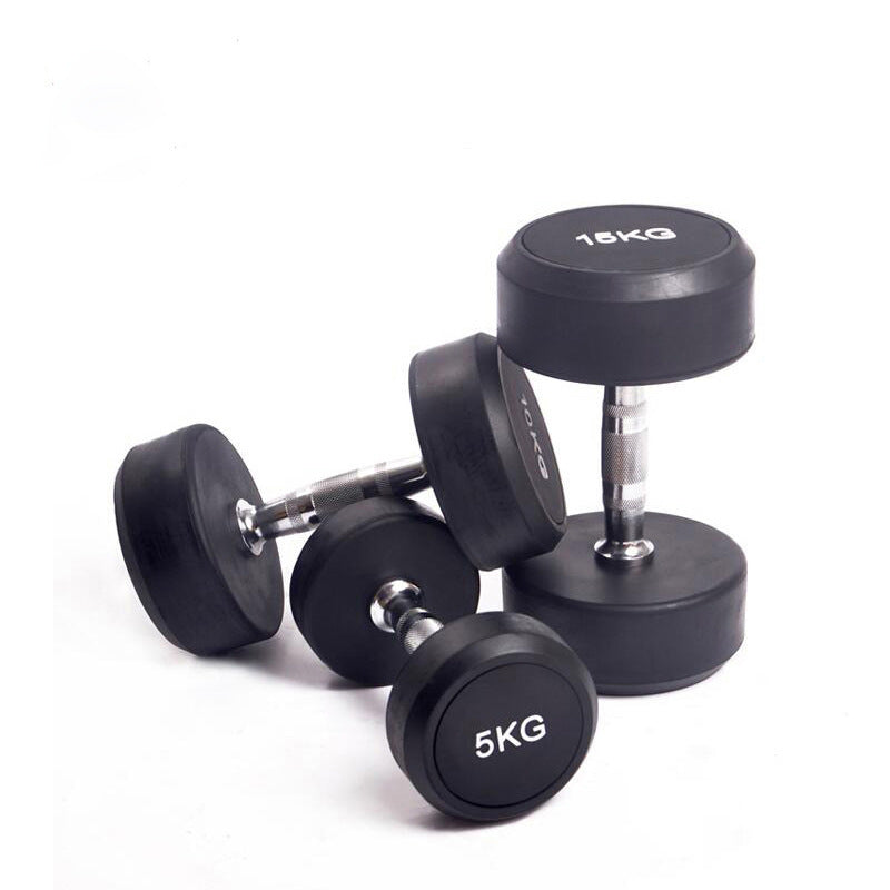 Cast Iron Round Head Fitness Dumbbells