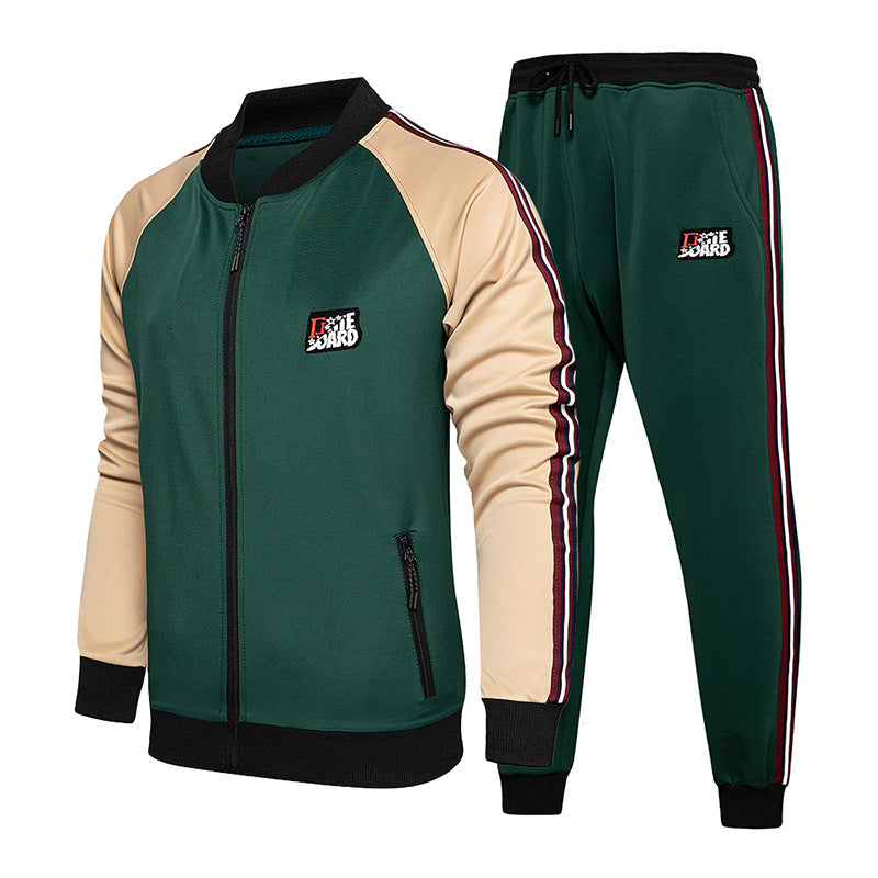 Two-piece set of male tracksuit