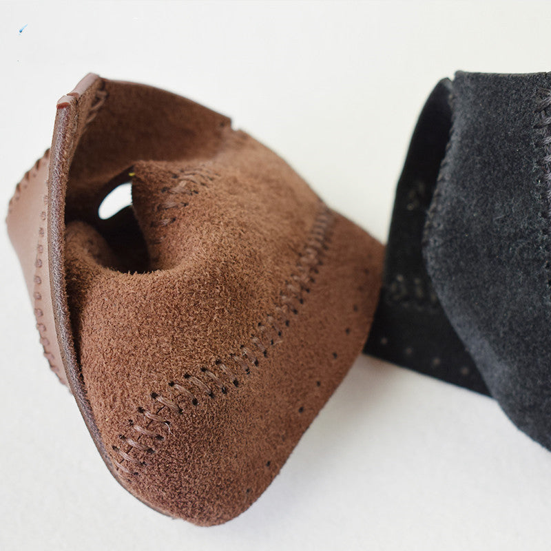 Leather gear sleeve