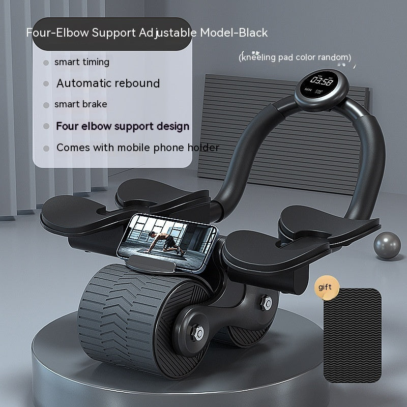 Elbow Support Automatic Abdominal Wheel