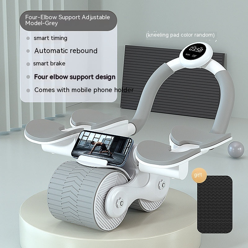 Elbow Support Automatic Abdominal Wheel