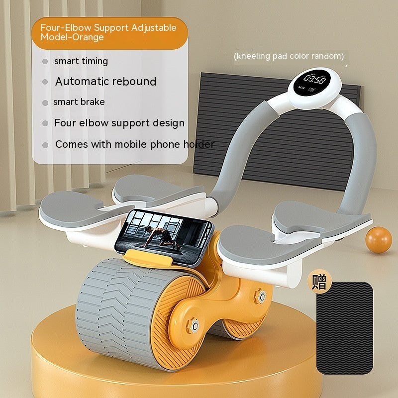 Elbow Support Automatic Abdominal Wheel